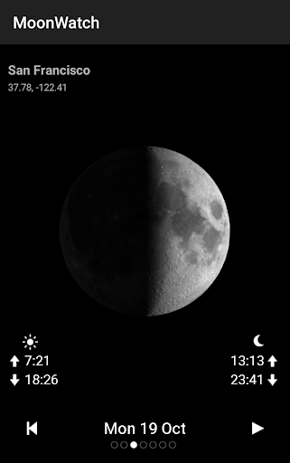 Moon Calendar Watch Bildschirmfoto 4