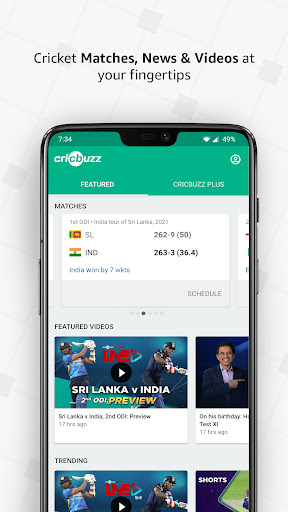 Cricbuzz - Live Cricket Scores Bildschirmfoto 2