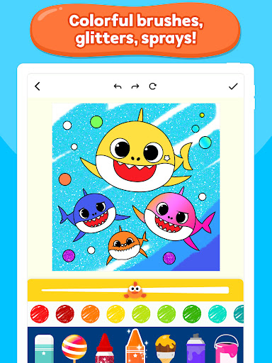Baby Shark Coloring Book: Kids Bildschirmfoto 14