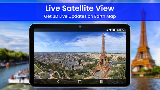 Live Earth Map: GPS Navigation Bildschirmfoto 2