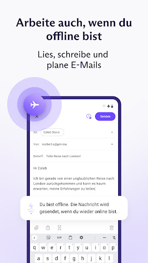 Proton Mail: sichere E-Mails Bildschirmfoto 12