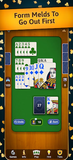 Rummy - Classic Card Game Bildschirmfoto 2