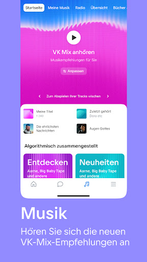 VK: Soziales Netzwerk & Anrufe Bildschirmfoto 1