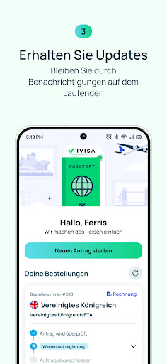 iVisa: Online-Reisevisa Bildschirmfoto 2
