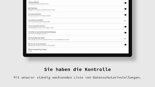 Privater Browser Inkognito App Bildschirmfoto 14