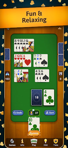 Rummy - Classic Card Game Bildschirmfoto 1