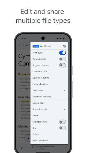 Google Docs Bildschirmfoto 4