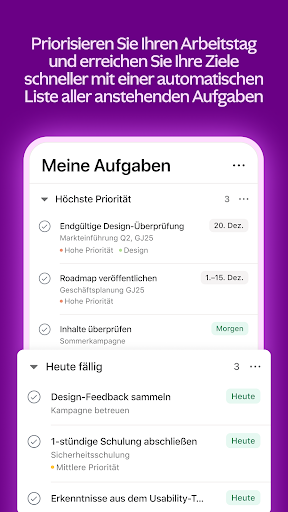 Asana: Work Management Bildschirmfoto 2
