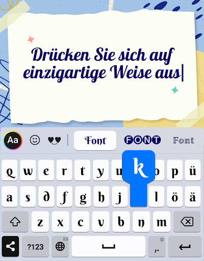 Fonts: Schrift wechseln Bildschirmfoto 2