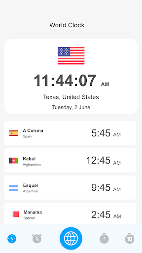 World Clock – World time clock Bildschirmfoto 12