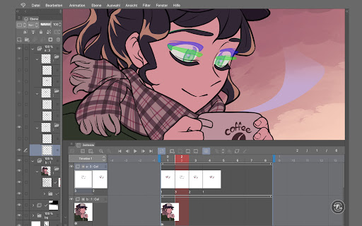 CLIP STUDIO PAINT Bildschirmfoto 16