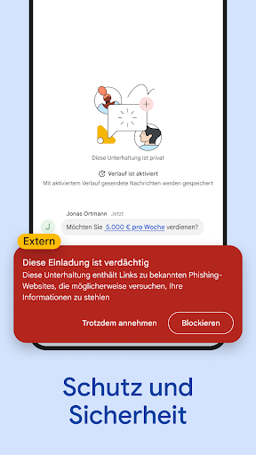 Google Chat Bildschirmfoto 1