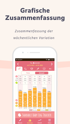 PiyoLog - Babytracker Bildschirmfoto 3