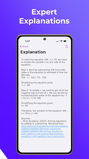 ScanSolve - AI Homework Helper Bildschirmfoto 1