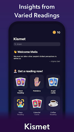 Kismet - Tarot, Astrology Bildschirmfoto 1