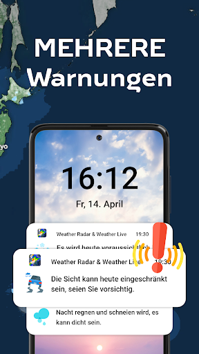 Wetterradar und Wetter-Live Bildschirmfoto 1
