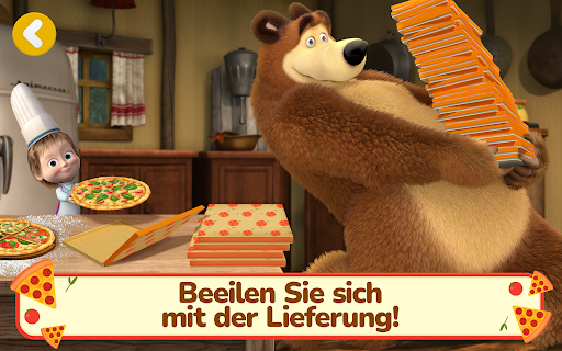 Mascha und der Bär: Pizzeria! Bildschirmfoto 21