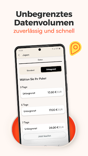 Airalo: eSIM-Reisen & Internet Bildschirmfoto 4