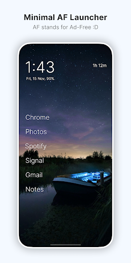 Olauncher. Minimal AF Launcher Bildschirmfoto 7