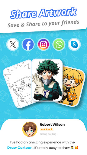 Draw Cartoon - AR Sketch App Bildschirmfoto 5