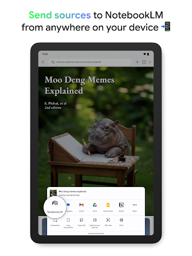 Google NotebookLM Bildschirmfoto 1