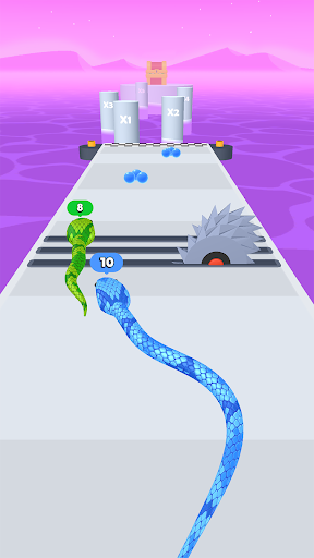 Snake Run Race・Schlangen Spiel Bildschirmfoto 1