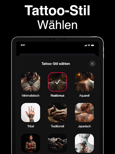 Tattoo AI – Tattoo-Designs Bildschirmfoto 9