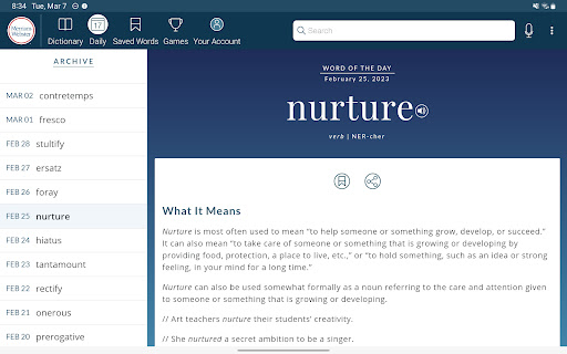 Dictionary - Merriam-Webster Bildschirmfoto 18