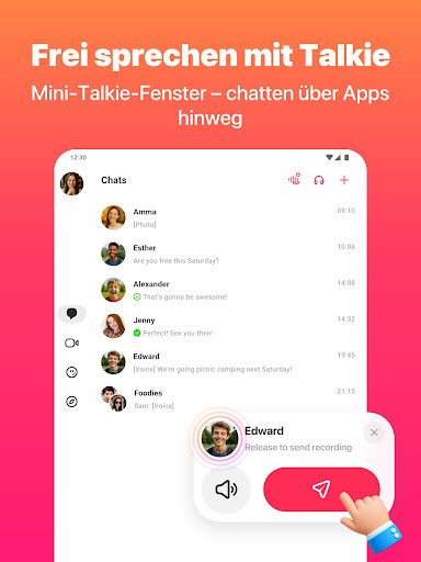 JusTalk - Video-Chat & Anrufe Bildschirmfoto 3