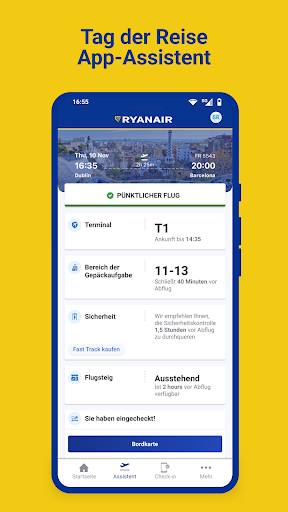 Ryanair Bildschirmfoto 2