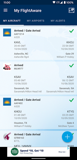 FlightAware Flug-Tracker Bildschirmfoto 18