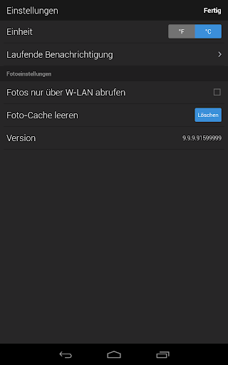 Yahoo Wetter Bildschirmfoto 4
