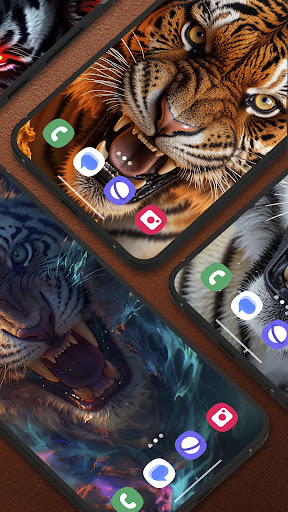 4K Tiger Live‑Wallpaper Bildschirmfoto 5