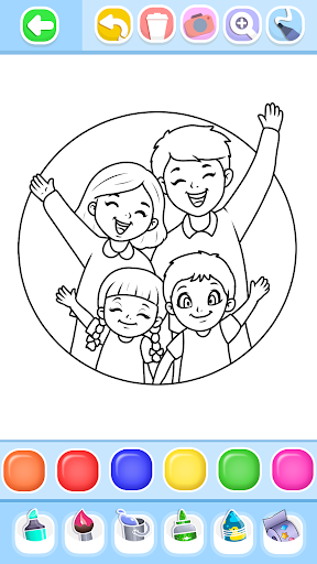 Family Love Coloring Book Bildschirmfoto 4