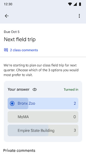 Google Classroom Bildschirmfoto 8