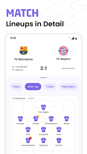Football Live Scores: SnapGoal Bildschirmfoto 4