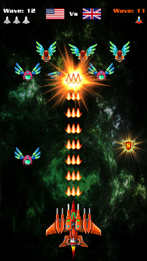 Galaxy Attack Flugzeugspiel Bildschirmfoto 9