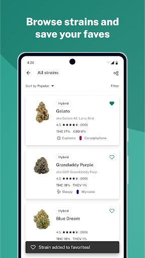 Leafly: Find Cannabis and CBD Bildschirmfoto 4