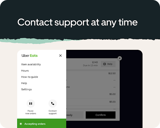 Uber Eats Bestellmanager Bildschirmfoto 3