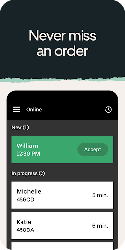 Uber Eats Bestellmanager Bildschirmfoto 9