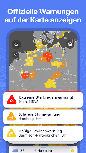 Ventusky: Wetterkarte & Radar Bildschirmfoto 2