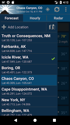 NOAA Weather Unofficial (Pro) Bildschirmfoto 3