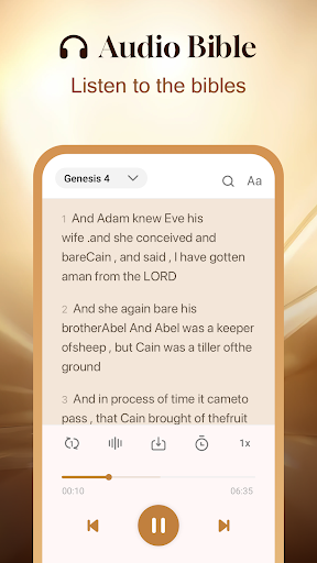 Holy Bible Time-Verses&Audio Bildschirmfoto 5