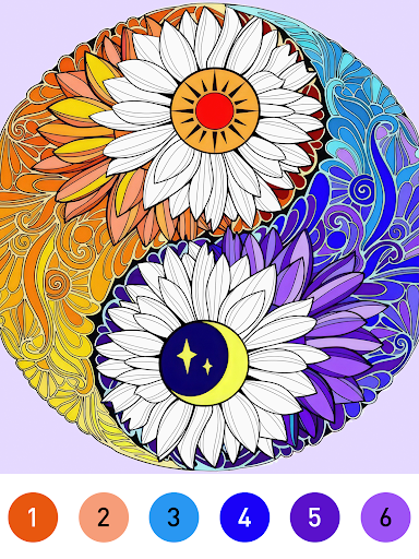 Mandala Color by Number Book Bildschirmfoto 11