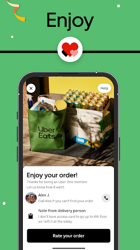 Uber Eats: Essenslieferung Bildschirmfoto 6