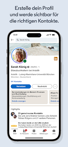 LinkedIn: Business-Netzwerk Bildschirmfoto 2