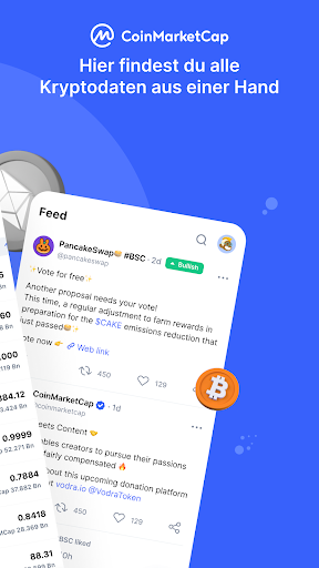 CoinMarketCap Krypto & Bitcoin Bildschirmfoto 2