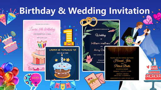 Invitation card Maker, Design Bildschirmfoto 5