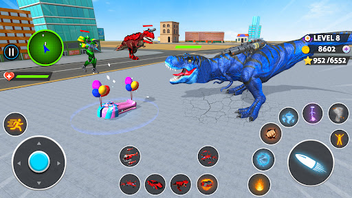 Dino Transform Robot Games Bildschirmfoto 5