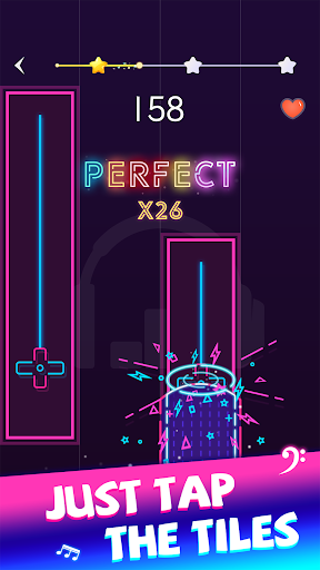 Beat Piano Dance:music game Bildschirmfoto 1